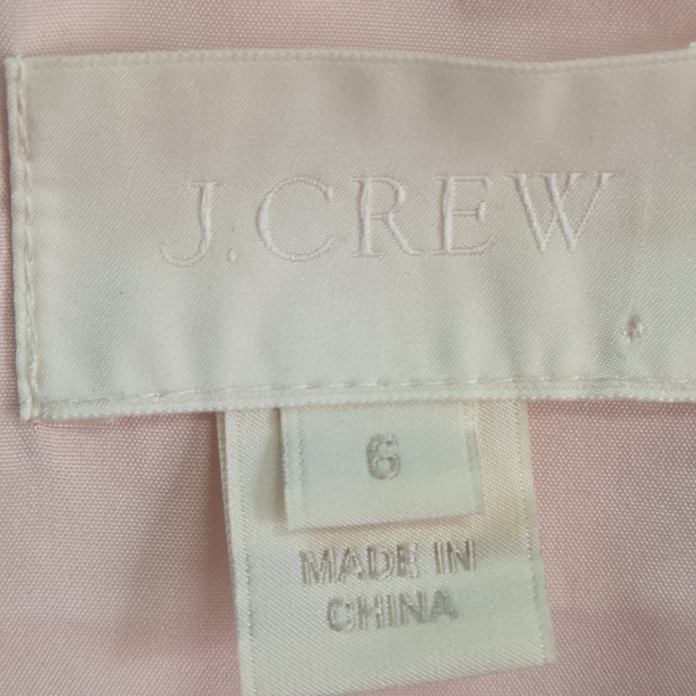 J. Crew Peach Silk Midi Dress - Picture 3 of 7